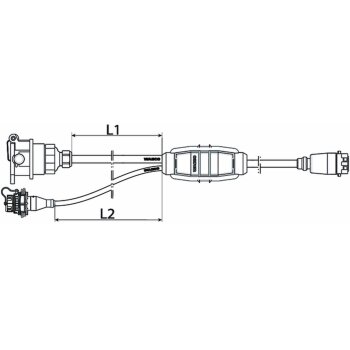 Wabco Versorgungsleitung mit ABS-Steckdose 4491440570 -...