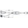 Wabco Versorgungsleitung mit ABS-Steckdose 4491440570 -...