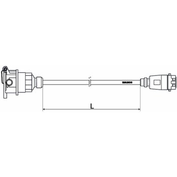 Wabco Versorgungsleitung 4491721000 - 449 172 100 0