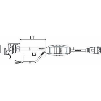 Wabco Versorgungleitung mit ABS-Stecker 4492343370 - 449...