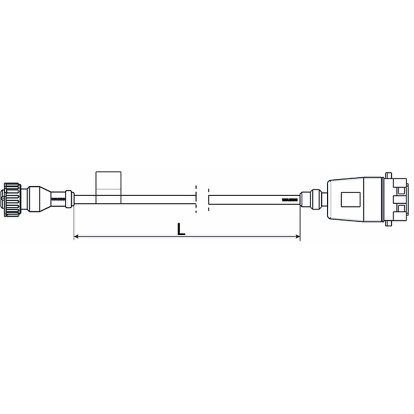 Wabco Kabel mit Gerätesteckdose 4494731200 - 449 473 120 0 passend für 7087054