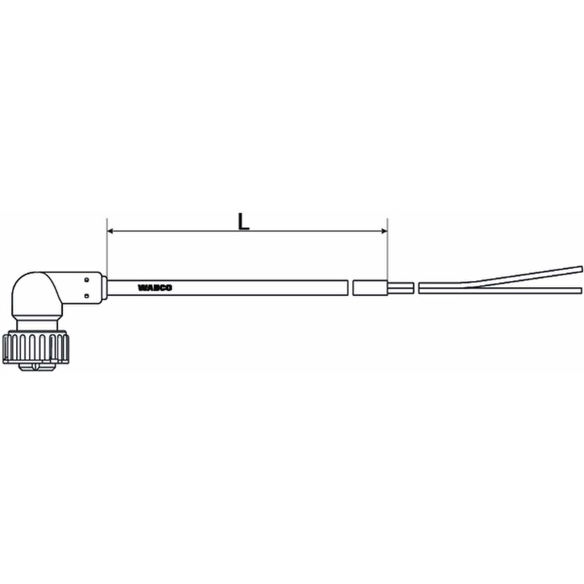 Wabco Kabel mit Gerätesteckdose 4495151500 - 449 515 150 0