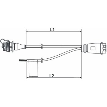 Wabco Y-Kabel mit Diagnose 4496141480 - 449 614 148 0, 116,99 €