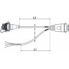 Wabco Kabel mit Ger&auml;testeckdose ABS 4496170130 - 449...