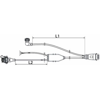 Wabco Kabel mit Gerätesteckdose ABS 4496181570 - 449...