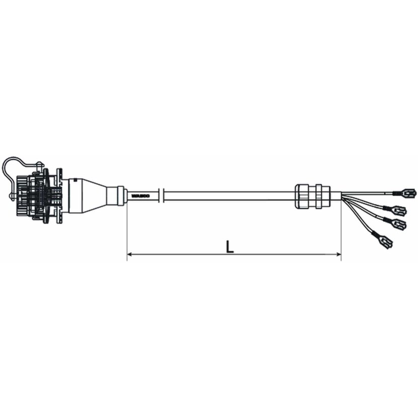 Wabco Diagnose Kabel 4496210600 - 449 621 060 0 passend für 169196