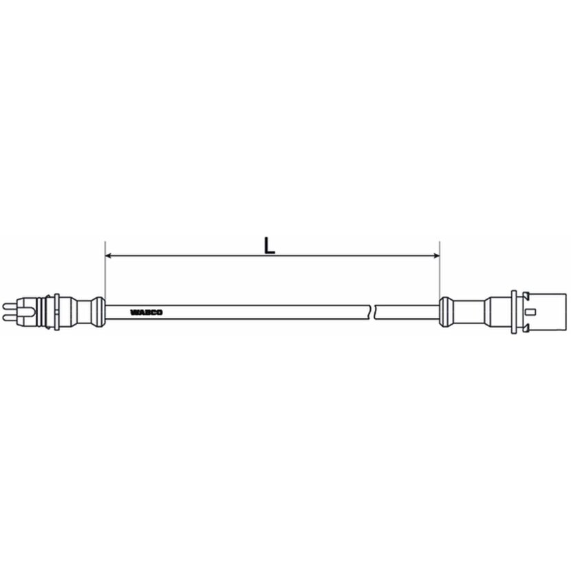Wabco Kabel mit Gerätesteckdose 4497120900 - 449 712 090 0