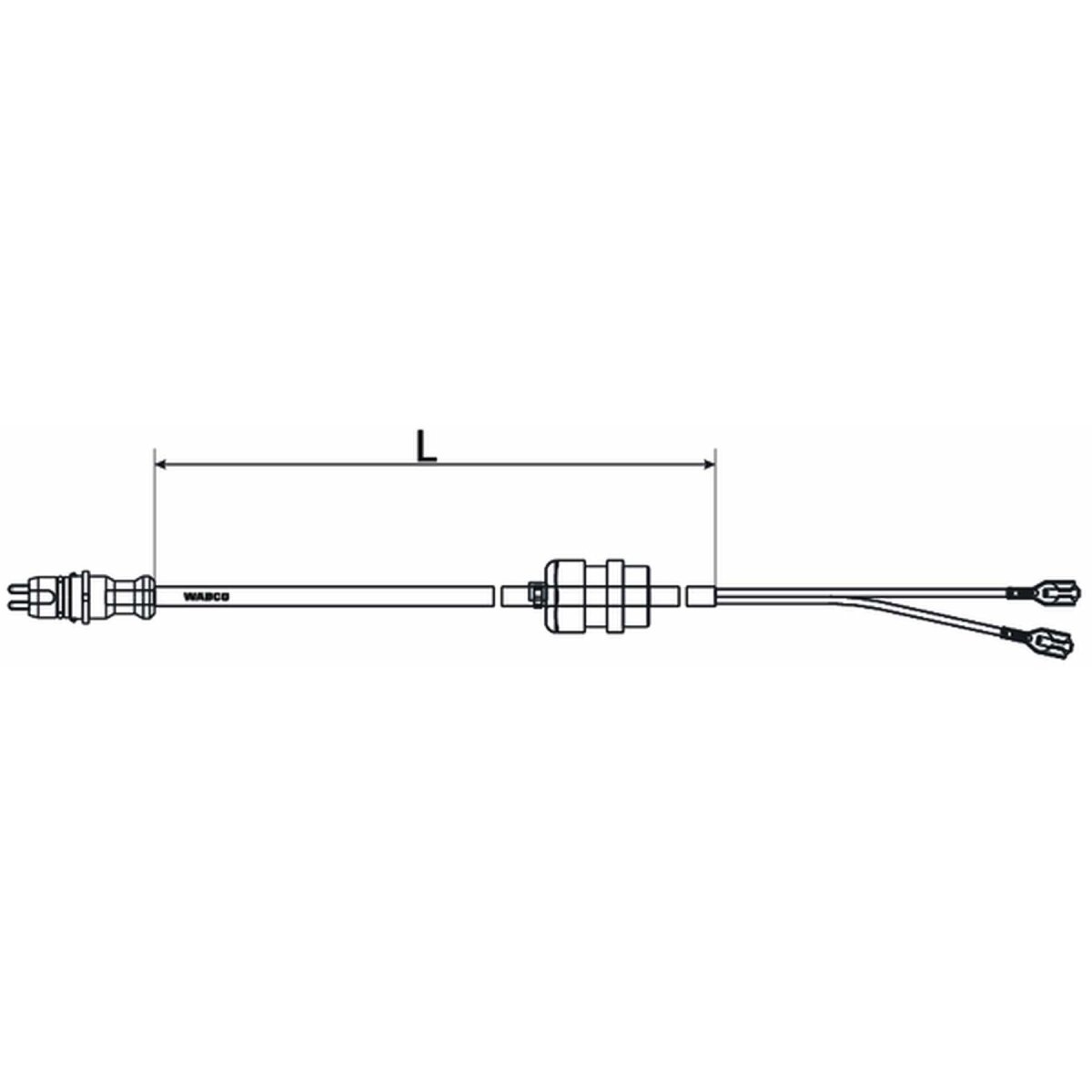 Wabco Kupplungsstecker mit Kabel 4497150300 - 449 715 030 0