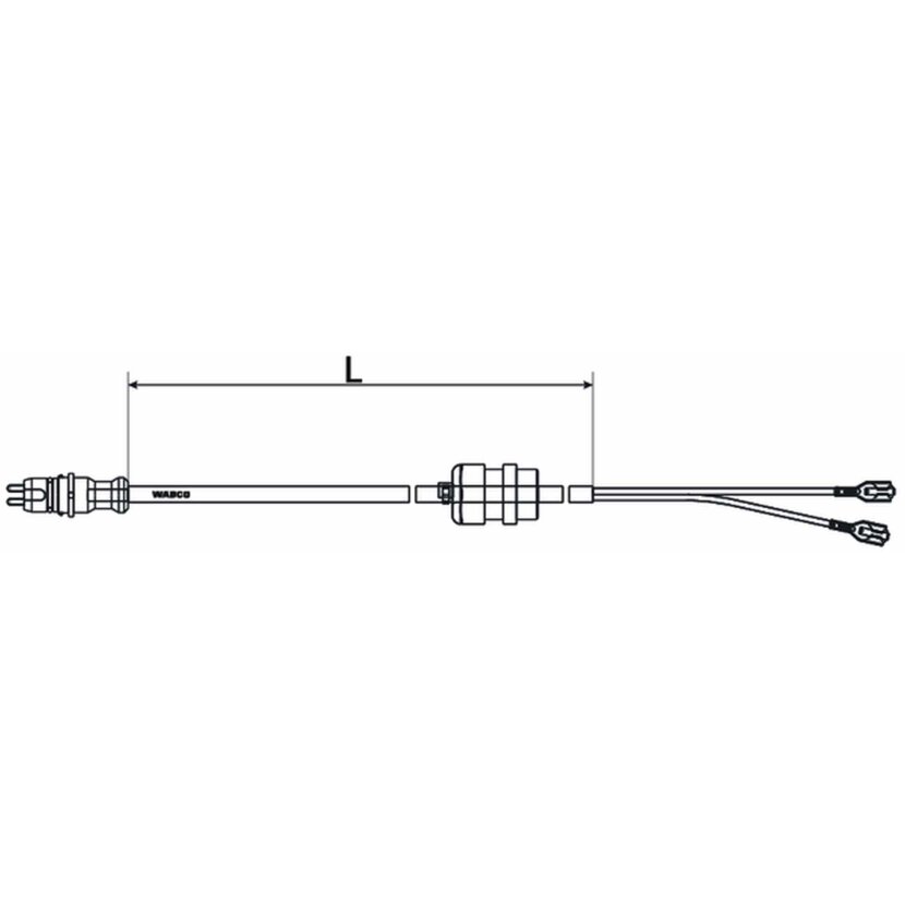 Wabco Kupplungsstecker mit Kabel 4497151500 - 449 715 150 0 passend für 6541955
