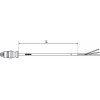 Wabco Kupplungsstecker mit Kabel 4497180050 - 449 718 005...