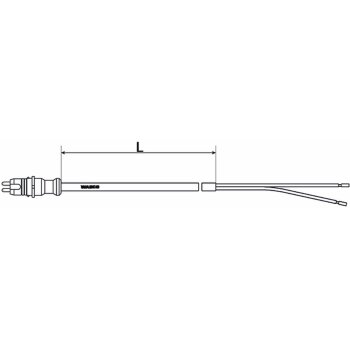 Wabco Kupplungsstecker mit Kabel 4497211000 - 449 721 100 0