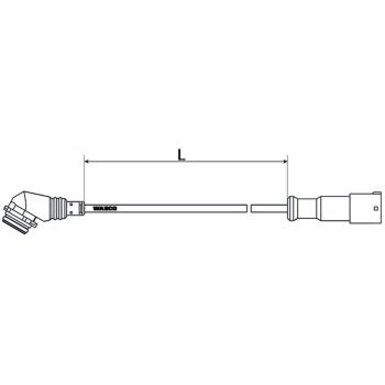 Wabco Sensorkabel mit Kupplungsdose 4497250220 - 449 725...