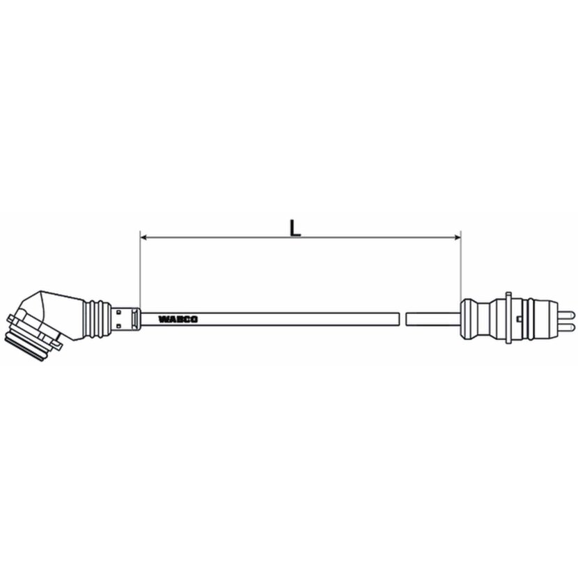 Wabco Sensorkabel mit Kupplungsdose 4497260150 - 449 726 015 0 passend für 1438996