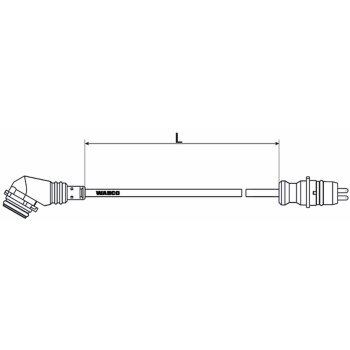 Wabco Sensorkabel mit Kupplungsdose 4497260230 - 449 726...