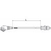 Wabco Sensorkabel mit Kupplungsdose 4497260230 - 449 726...