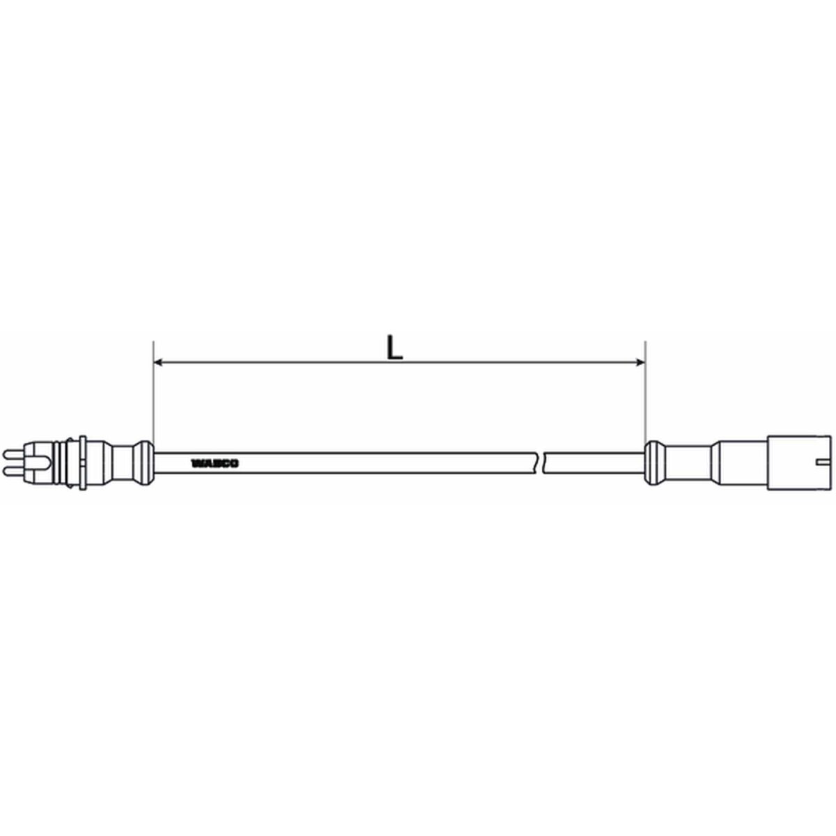 Wabco Kupplungsstecker mit Kabel 4497550290 - 449 755 029 0