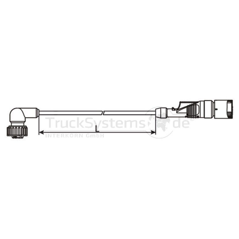 Wabco Kabel mit Gerätesteckdose 4499130500 - 449 913 050 0
