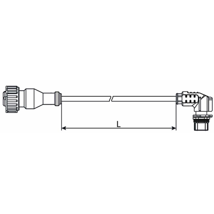 Wabco Kabel mit Gerätesteckdose 4499151200 - 449 915 120 0