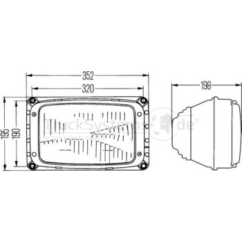 HELLA Hauptscheinwerfer links rechts 1AG 003 434-137 -...