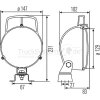 HELLA Arbeitsscheinwerfer 1G3 996 001-351 - 1G3996001351...