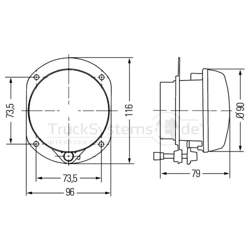 HELLA Nebelscheinwerfer links 1N0 009 295-031 - 1N0009295031 für L482027500