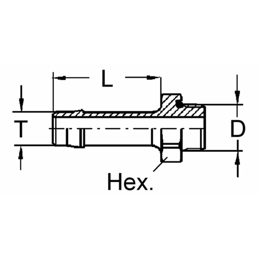 Wabco Schlauchstutzen 8931293742 - 893 129 374 2, 8,99