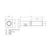 DT Spare Parts Radbolzen 1.17028 - 117028 für 1368692