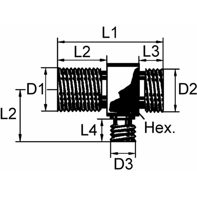 Wabco Verschraubung 8935000244 - 893 500 024 4