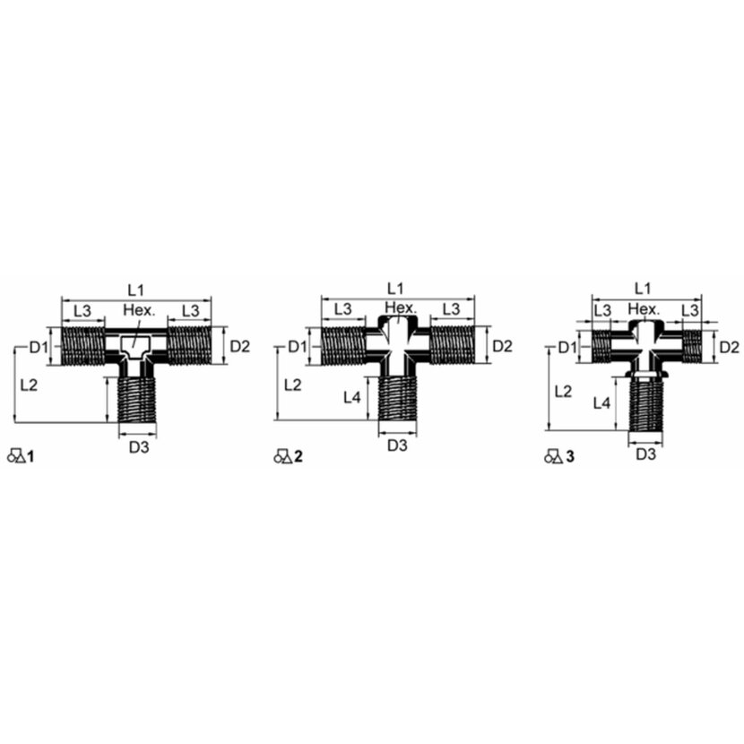 Wabco Verschraubung 8935000644 - 893 500 064 4