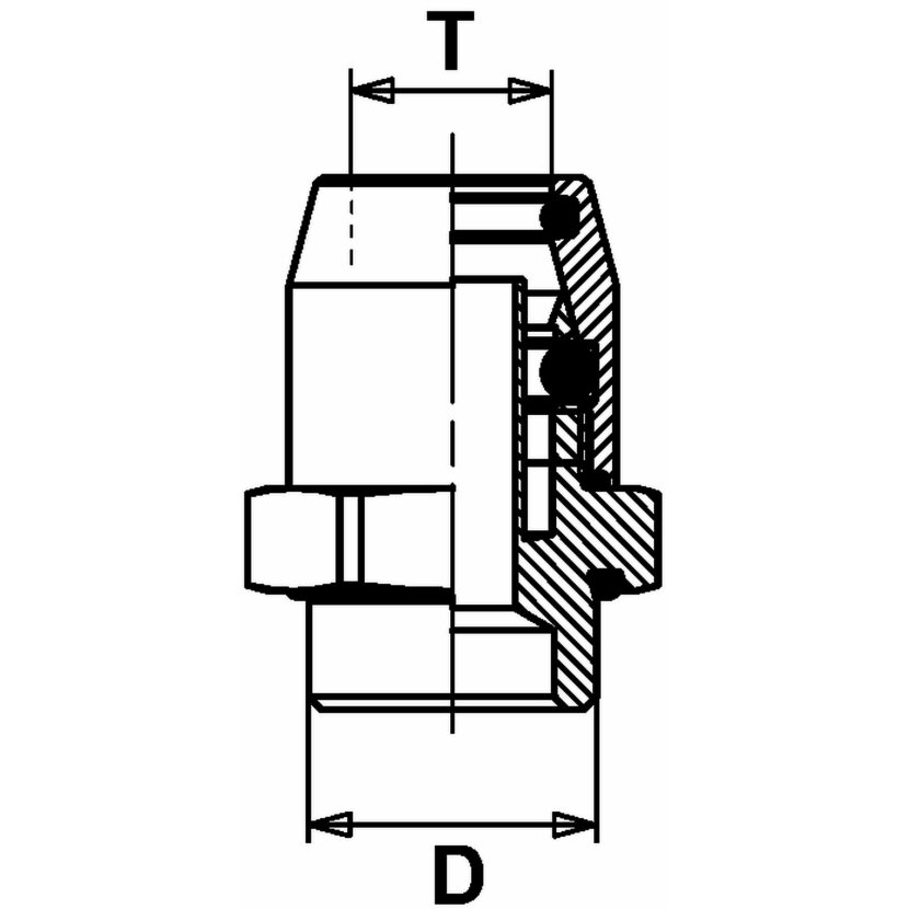 Wabco Einschraubverschraubung 8938000380 - 893 800 038 0 passend für 888269