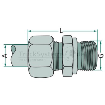 Wabco Gerade Einschraubverschraubung 8938090200 - 893 809...