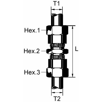 Wabco Gerade Durchgangsverschraubung 8938201140 - 893 820...