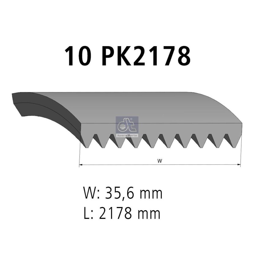 DT Keilrippenriemen 1.51501 - 151501 passend für 2399209