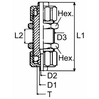 Wabco Gerade Durchgangsverschraubung 8938205910 - 893 820...