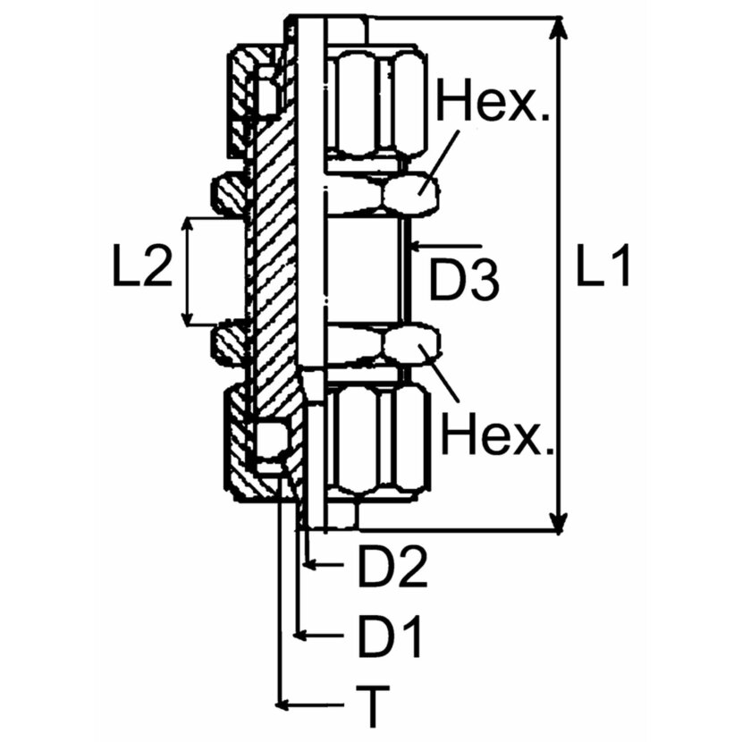 Wabco Gerade Durchgangsverschraubung 8938205920 - 893 820 592 0