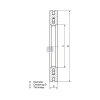 DT Bremsscheibe 10.34105 - 1034105 passend für 1962334