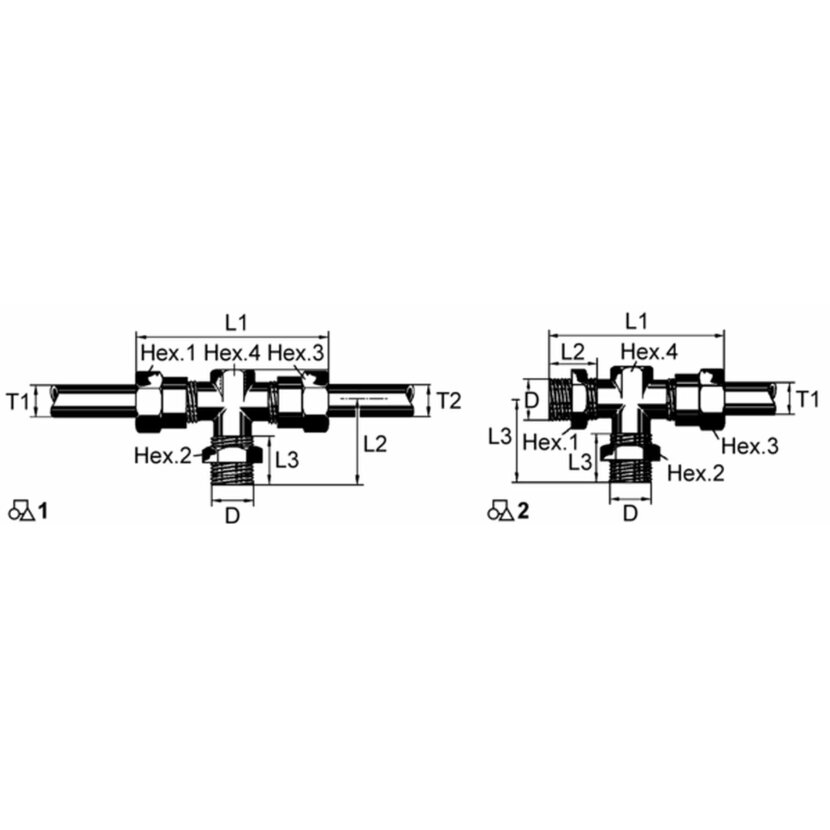 Wabco Einschraubverschraubung 8938500920 - 893 850 092 0 passend für 4424006600