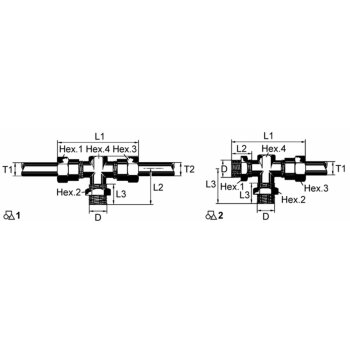 Wabco Einschraubverschraubung 8938503140 - 893 850 314 0...