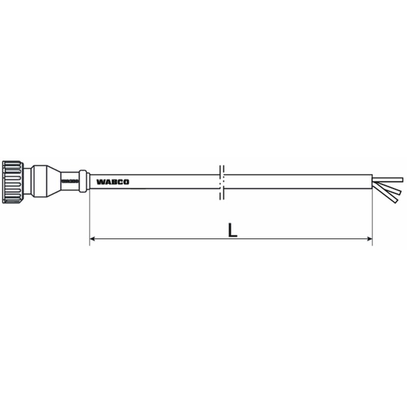 Wabco Kabel mit Gerätesteckdose 8945901312 - 894 590 131 2 passend für 169550