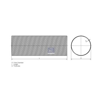 DT Flexrohr, Abgasanlage 2.14109SP - 214109SP passend...