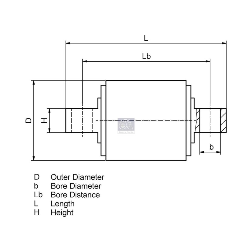 DT Reparatursatz, Lenker 2.96058 - 296058 passend für 81.43270.6119