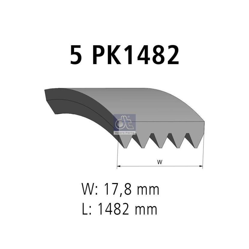 DT Keilrippenriemen 3.34210 - 334210 passend für 51.96820.0271