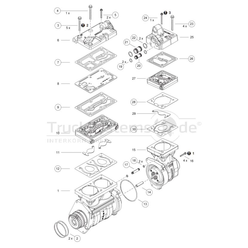 Wabco Reparatureinheit 9125109262 - 912 510 926 2