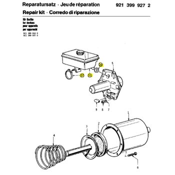 Wabco Reparatureinheit 9213999272 - 921 399 927 2 passend...