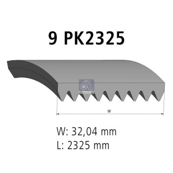 DT Keilrippenriemen 4.80769 - 480769 passend für 001...