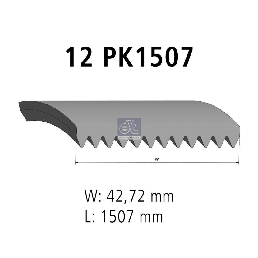 DT Keilrippenriemen 4.80925 - 480925 passend für A5419973092