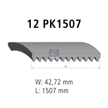DT Keilrippenriemen 4.80925 - 480925 passend für...