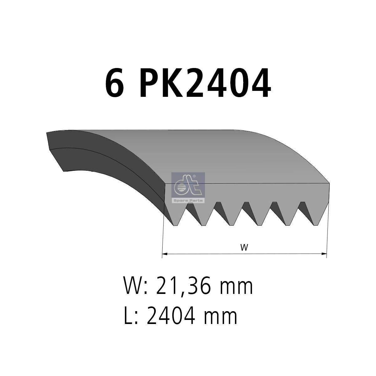 DT Spare Parts Keilrippenriemen 4.81365 - 481365 für 06E 903 137 E, 29,83