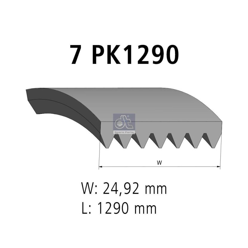 DT Keilrippenriemen 4.81421 - 481421 passend für 021145933C