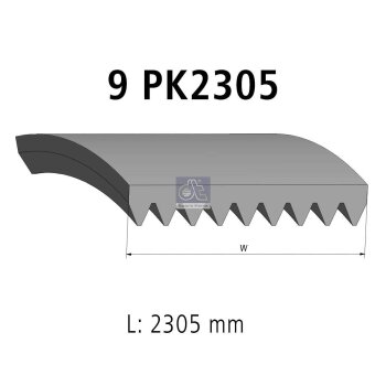 DT Keilrippenriemen 4.81704 - 481704 passend für 004...